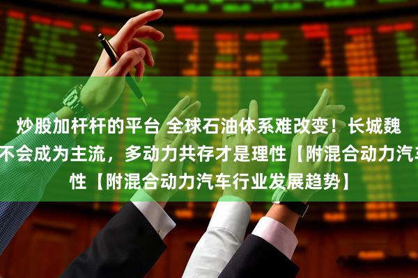 炒股加杆杆的平台 全球石油体系难改变！长城魏建军：电动汽车不会成为主流，多动力共存才是理性【附混合动力汽车行业发展趋势】